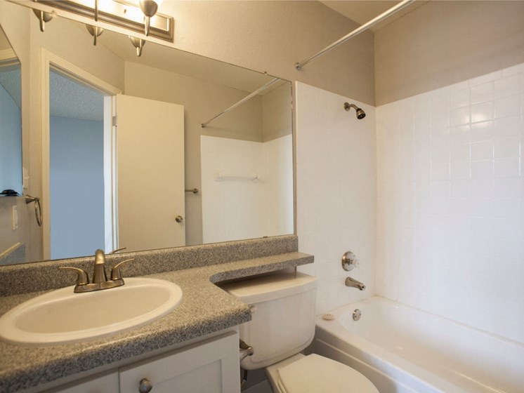 Bathroom at Cinnamon Tree Apartments in Albuquerque, MN